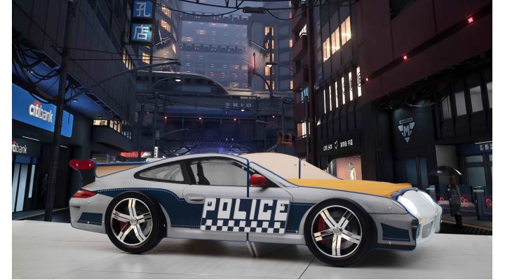 B151s Police Car Bed